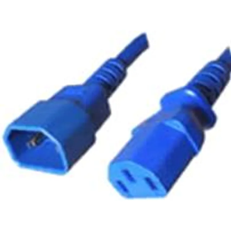 ACT Advanced Cable Technology Strom Verlängerungskabel C13 nach C14 blau 3.00 m