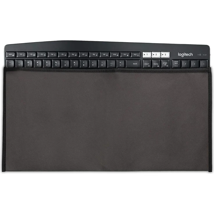 kwmobile Hülle kompatibel mit Universal Keyboard - PC Tastatur Schutzhülle - Keyboard Staub Cover Case - Dunkelgrau