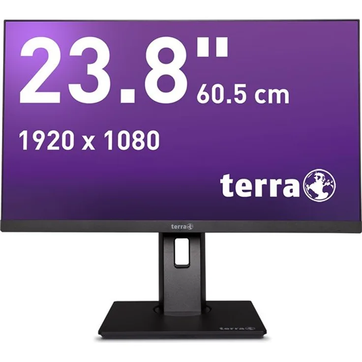 Wortmann AG 2463W PV schwarz (3030061) - 23,8 Zoll, Full HD (1920 x 1080), IPS-Panel, 60Hz, 250cd/m²