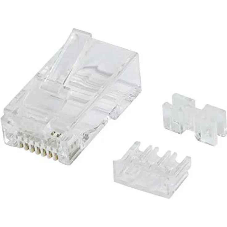 LogiLink Professional - Modularer Steckverbinder Cat.6A UTP RJ45, 50 Stück
