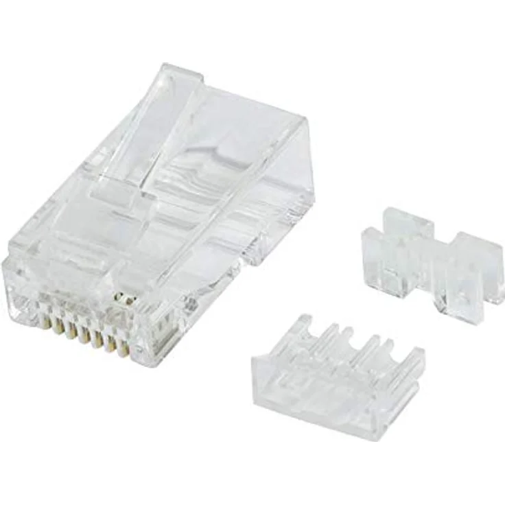 LogiLink Professional - Modularer Steckverbinder Cat.6A UTP RJ45, 50 Stück