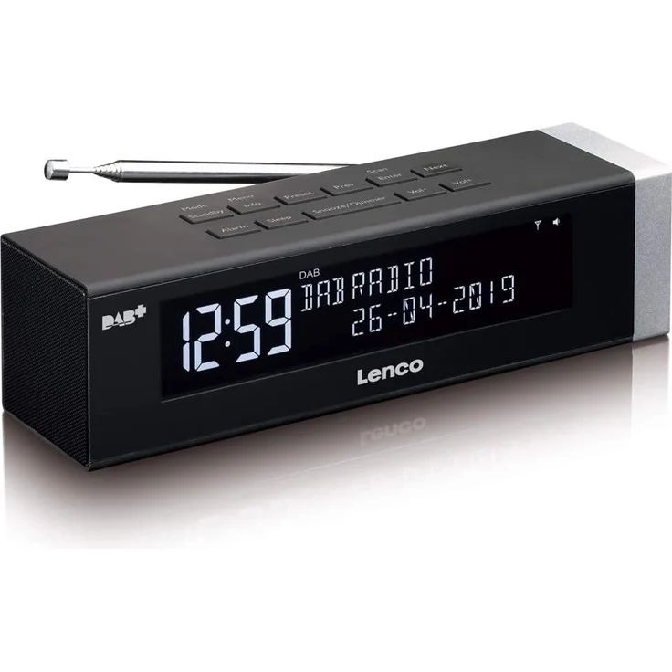Lenco CR-630BK Radiowecker, LCD-Display, schwarz – Bild 2