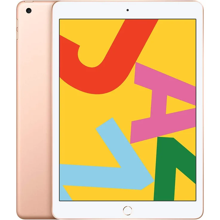 Apple 10,2'' iPad (2019) Quad-HD-Auflösung 10,2 Zoll, WiFi-Tablet, Quad-Core, 2 GB RAM, 32 GB Speicher, iPadOS, Gold (MW762FD/A) – Bild 1