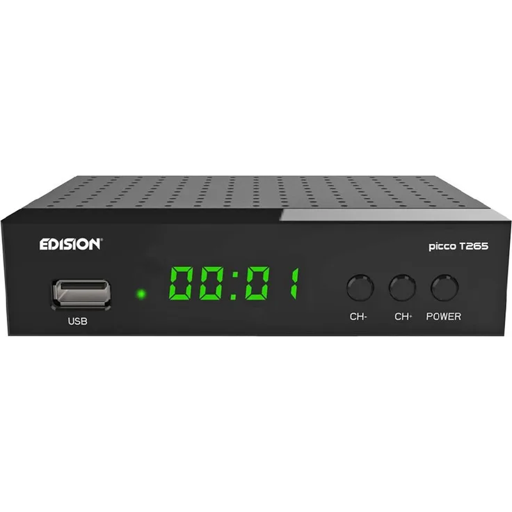 Edision picco T265 DVB-T2 Receiver, HDMI, EPG, WLAN, schwarz