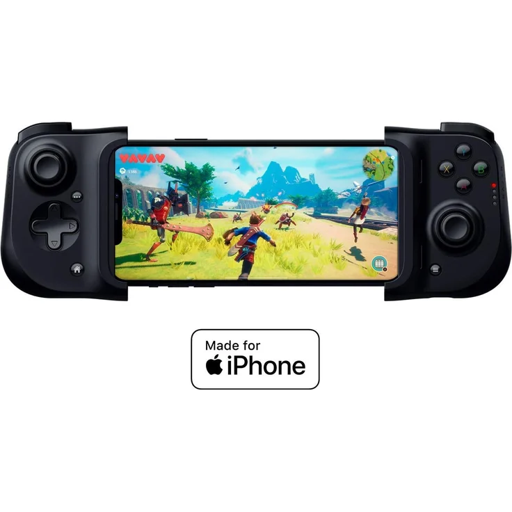 Razer Kishi für iOS (iPhone), Smartphone Gaming Controller, USB-C Anschluss, ergonomisches Design, individuelle Passform, Analog-Stick, ultra niedrige Latenz, schwarz (RZ06-03360100-R3M1) – Bild 7