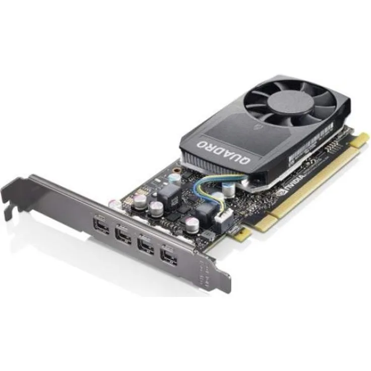 LENOVO ThinkStation NVIDIA Quadro P620 2GB GDDR5 Mini DPx4 Graphics Card with HP Bracket for Tower