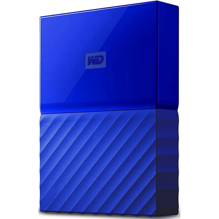 WD My Passport WDBYFT0040BBL - Festplatte - verschlüsselt - 4 TB - extern (tragbar) - USB 3.0 - 256-Bit-AES - Blau (WDBYFT0040BBL-WESN) – Bild 2