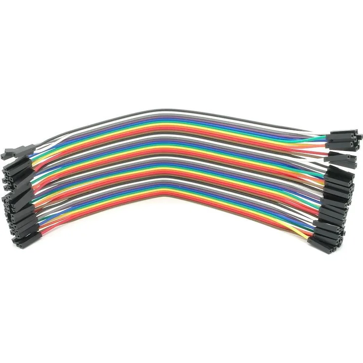 40pin Jumper / Dupont Kabel Female - Female trennbar - Länge: 0,20 m