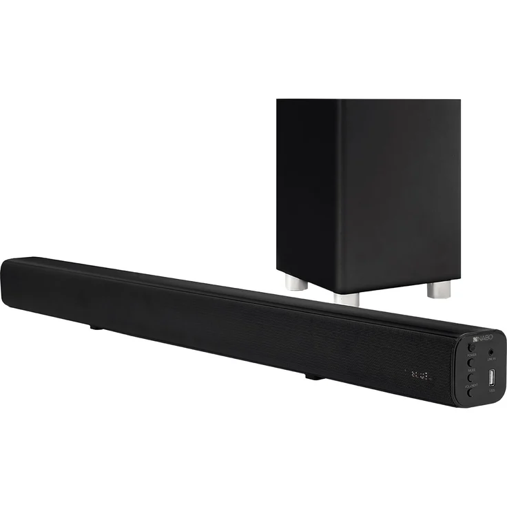 Avtex SB195BT 12V 2.0 Soundbar ohne Subwoofer, kabellos/kabelgebunden, geeignet für TV, schwarz (2019) – Bild 3