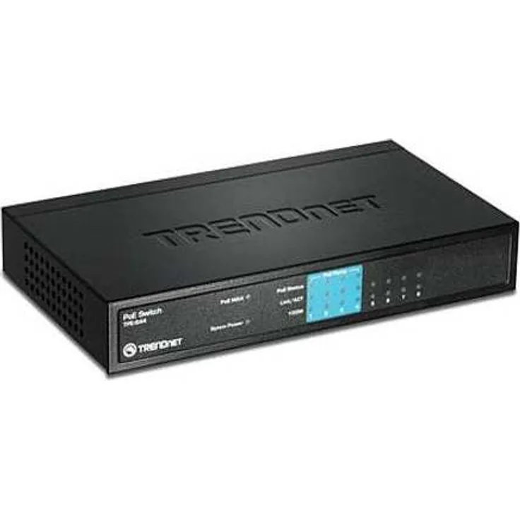 TRENDNET SWITCH GREENNET POE+ 10-100 MBPS 8 Ports 4+4 (TPE-S44) TRENDNET TPE-S44, NICHT ADMINIERT, BIDIRECZIONAL KOMPLEX (FULL DUPLEX), ENERGIE ETHERNET (POE)