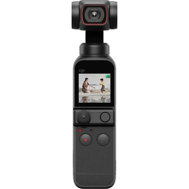 DJI Pocket 2 Action-Cam (4K-HDR Video, 3-Achsen-Stabilisierung, Hyperlapse, Zeitraffer), Standard Edition
