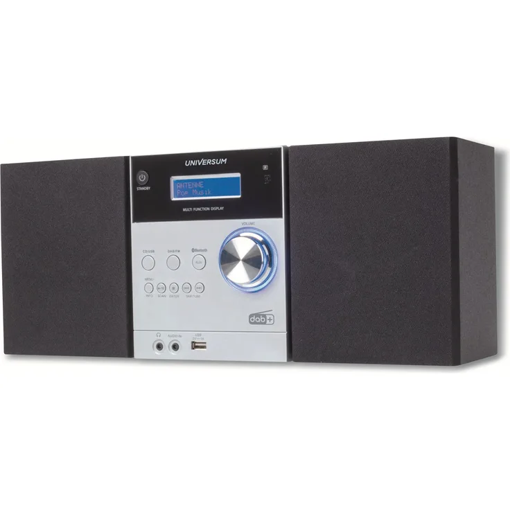 Stereoanlage UNIVERSUM MS 300-21, CD, DAB+ Radio, Bluetooth, USB, silber