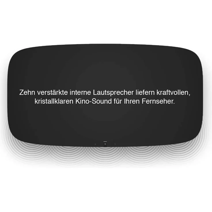 Sonos Playbase 3.1 Soundbase ohne Subwoofer mit Subwoofer, kabellos/kabelgebunden, geeignet für TV, schwarz (2017) – Bild 5