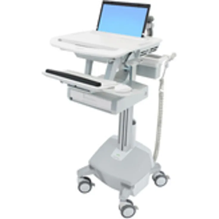 ERGOTRON StyleView Laptop-Wagen Life-Antrieb 1 Schublade EU bis 43,9cm 17,3Zoll 9,1kg.Anhebung 51cm ―¾40 Ah Power System
