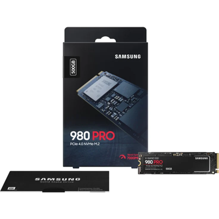 Samsung 980 PRO MZ-V8P500BW - Solid-State-Disk - verschlüsselt - 500 GB - intern - M.2 2280 - PCI Express 4.0 x4 (NVMe) - Puffer: 512 MB - 256-Bit-AES - TCG Opal Encryption (MZ-V8P500BW) – Bild 4
