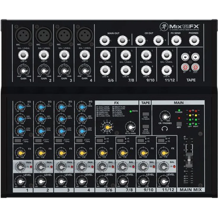 Mackie 25813 Mix12FX 12-Channel Compact DJ Mischer – Bild 1