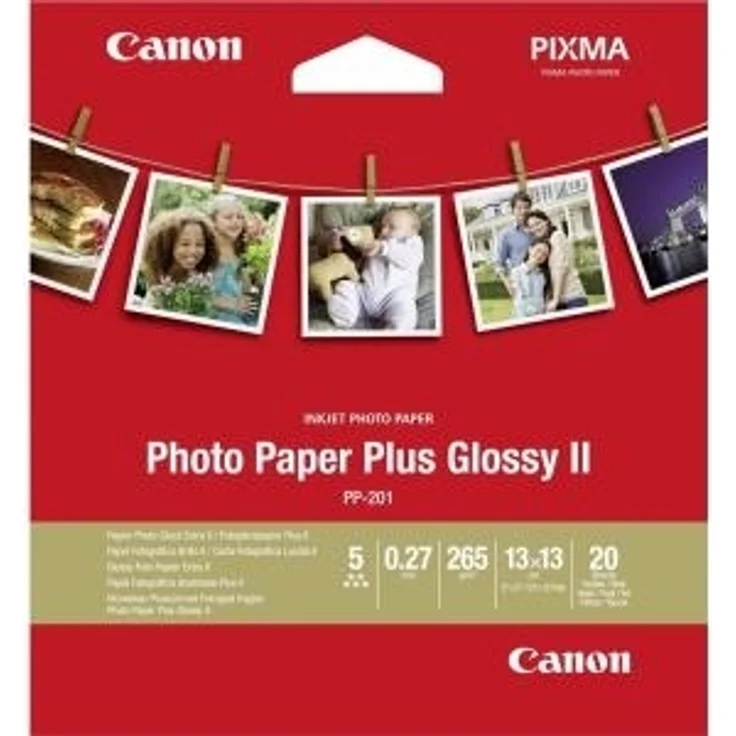 CANON PP- 201 Photo Paper Plus 5x5 inch 20 Sheets – Bild 1
