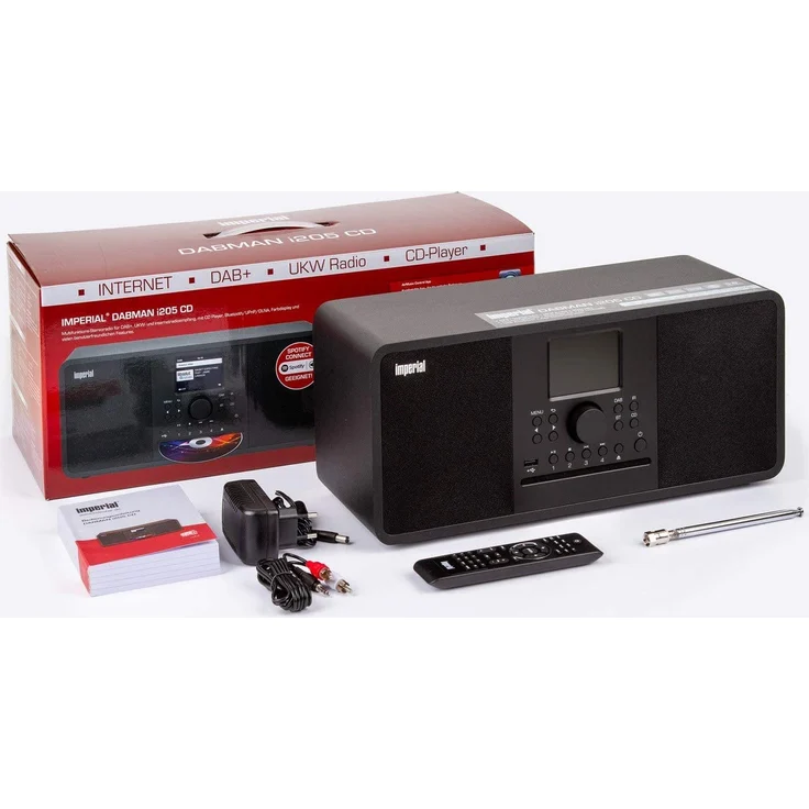 Imperial Dabman i205 CD Tischradio mit Bluetooth, WLAN, TFT-Display, schwarz – Bild 5