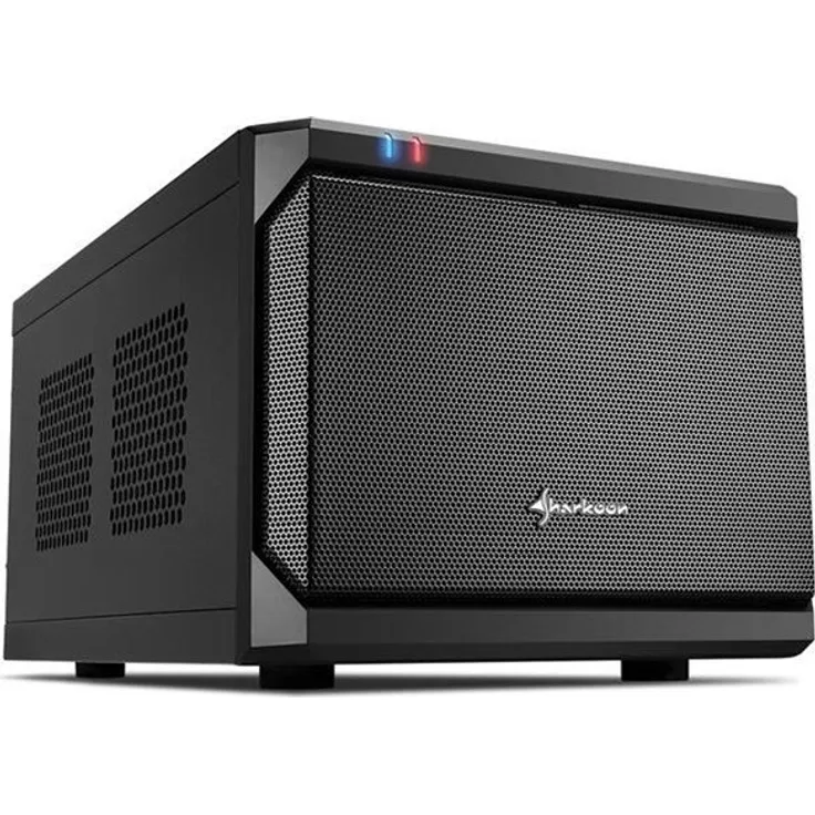 Sharkoon QB One PC-Gehäuse (Mini-ITX, 2X 2,5-3,5 interne, 2X USB 3.0-2.0)
