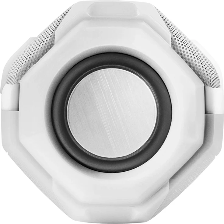 Mars Gaming MSBAX RGB Bluetooth-Lautsprecher mit FM-Radio, Lichteffekt, Kartenleser, weiß – Bild 4