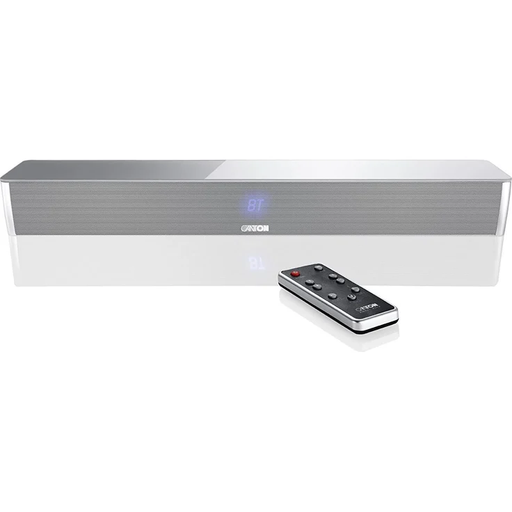 Canton DM 5 2.1 Soundbar mit Subwoofer, kabellos/kabelgebunden, geeignet für TV, silber – Bild 1