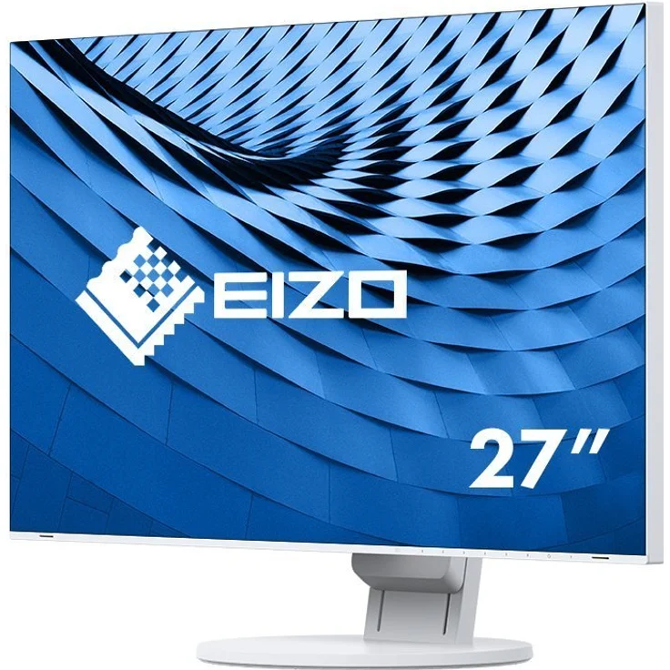 EIZO FlexScan EV2785-WT 68,5 cm (27 Zoll) Ultra-Slim Monitor (HDMI, USB 3.1 Hub, USB 3.1 Typ C, DisplayPort, 5 ms Reaktionszeit, Auflösung 3840 x 2160 (4K UHD)) weiß – Bild 2