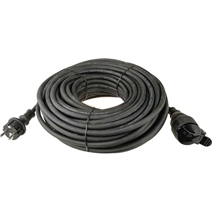 EMOS P01830 30 m Schuko, Gummi-Verlängerungskabel für den Außenbereich (IP44), H07RN-F3G 1,5 mm2, Meter