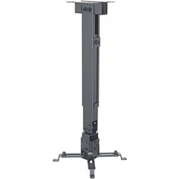 Manhattan 461207 Universal Decken- und Wandhalterung für Beamer und Projektoren ( Traglast bis zu 20 kg schwenkbar und höhenverstellbar ) schwarz