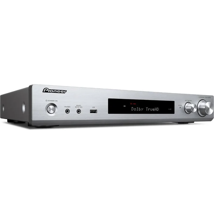 Pioneer 5.1 Kanal AV Receiver, VSX-S520D-S, Hifi Verstärker 80 Watt-Kanal, DAB+, WLAN, Bluetooth, Multiroom, Dolby TrueHD-DTS-HD, Musik Apps (Spotify, Deezer u.a.), Internetradio, Silber – Bild 2