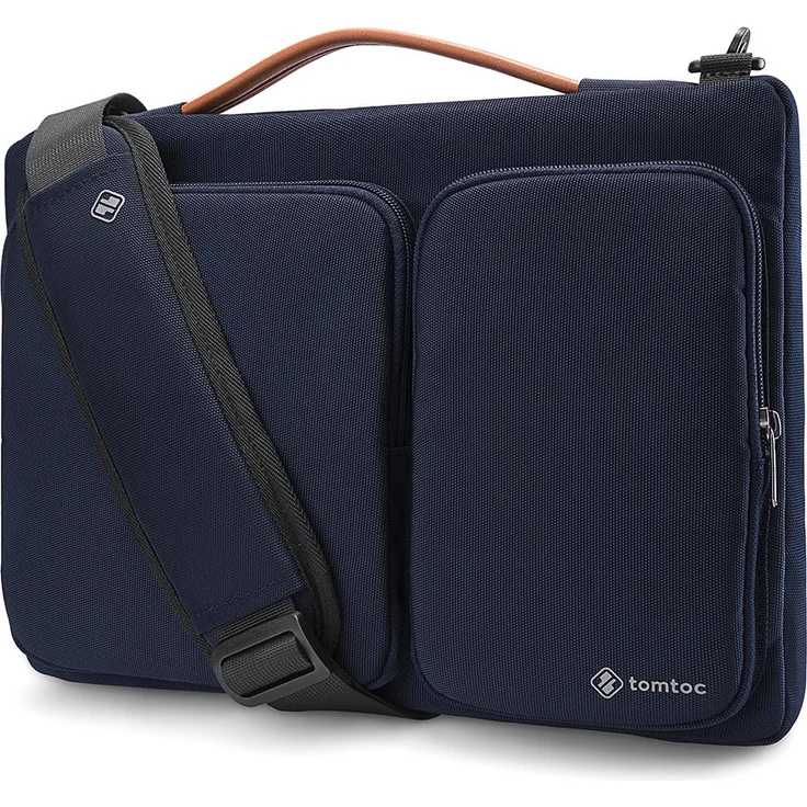tomtoc 360 Protective Laptop Schultertasche 13-13.5 Inch dunkelblau – Bild 1