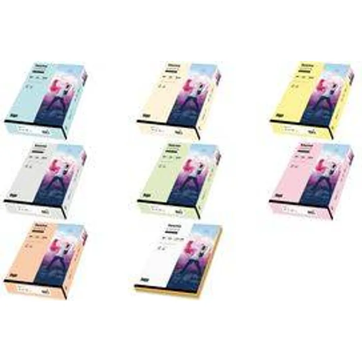 tecno Multifunktionspapier colors, A4, 160 g-qm, hellrosa