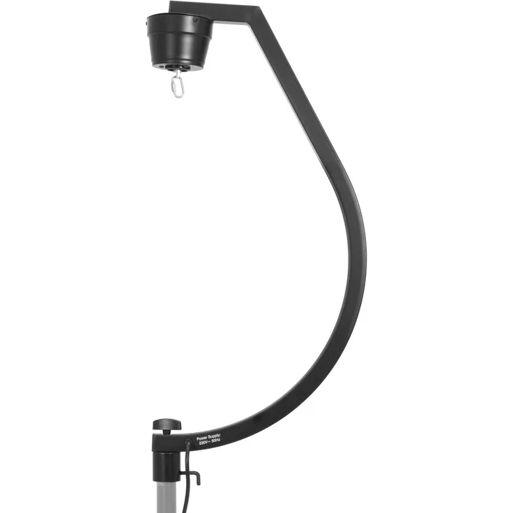 EUROLITE Stativhalterung mit Spiegelkugelmotor, bis 50cm, schwarz + Schnellverbindungsglied