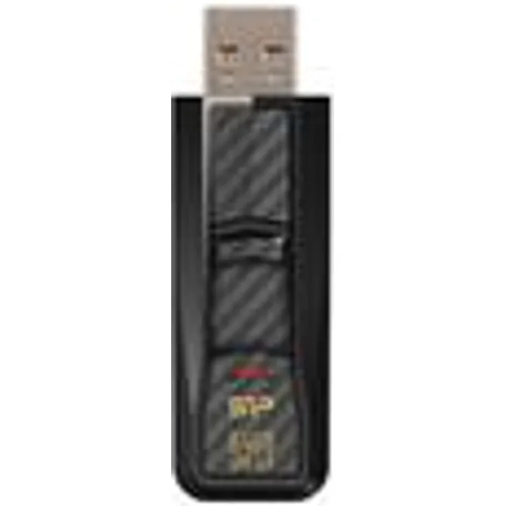 Silicon Power 64 GB Blaze B50 USB 3.0 Ultra Fast Flash Drive, Lesen bis zu 90 Mb-s USB 3.0, schwarz (sp064gbuf3b50 V1 K)