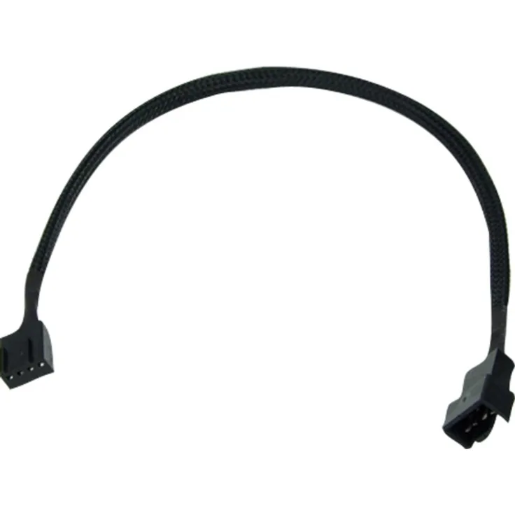 Phobya 4Pin PWM Verlängerung Verlängerungskabel, schwarz