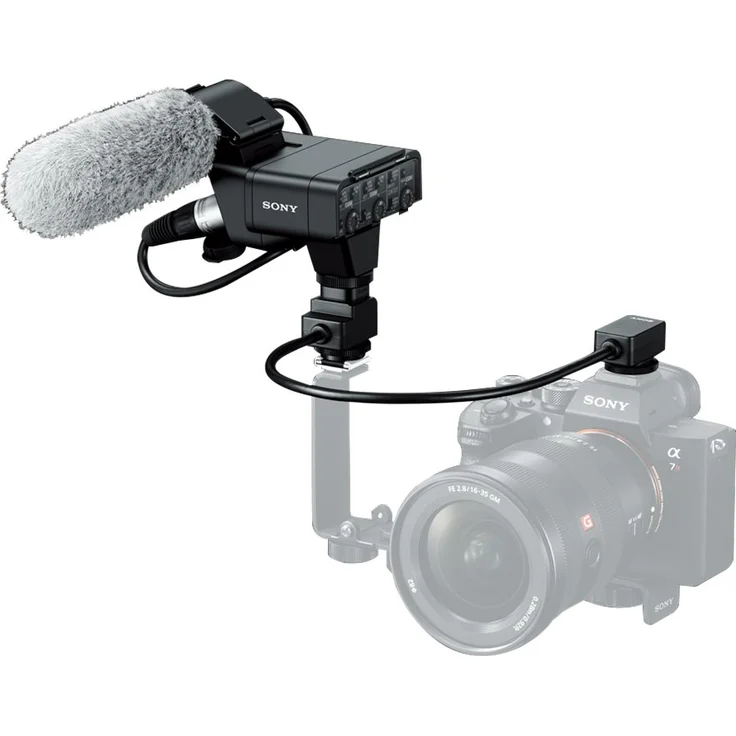 Sony XLR-K3M Adapter Set mit XLR-Box und Richtmikrofon – Bild 1