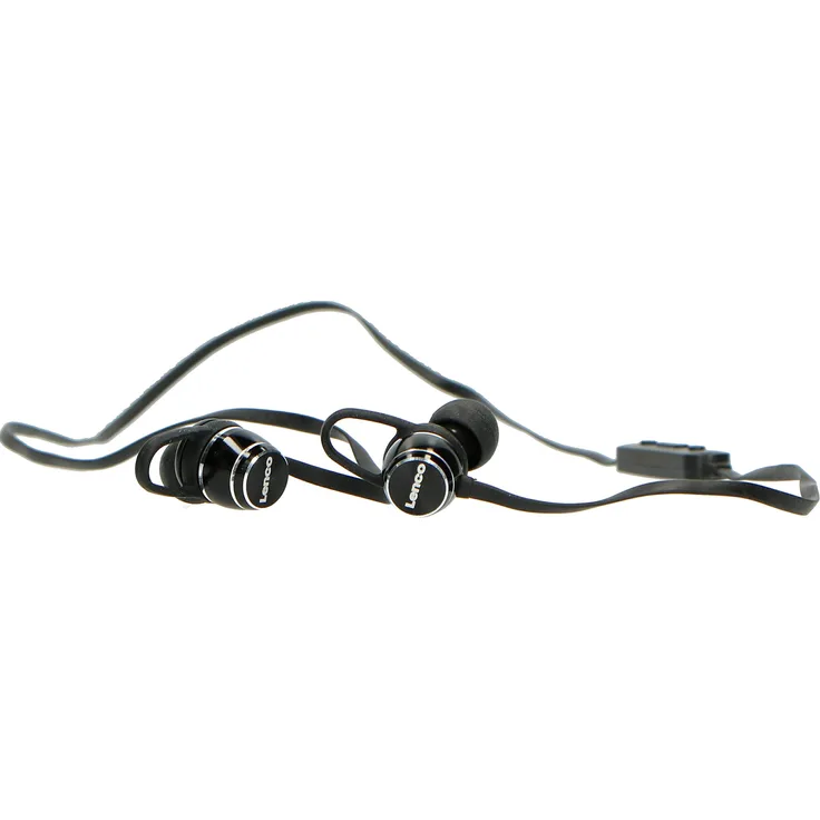 Lenco EPB-160 - Schweißfester Bluetooth Kopfhörer - In-Ear Kopfhörer - Bluetooth 5.0 - Li-Ionen Akku mit 100mAh - bis zu 10 Stunden Spielzeit - Freisprechfunktion - schwarz