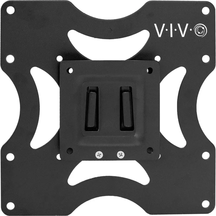 VIVO Basic TV-Wandhalterung VESA Max 200 x 200 mit Abnehmbarer Montageplatte, passend für TV-Bildschirme von 23 Zoll bis 94 cm (MOUNT-VW2X2A)