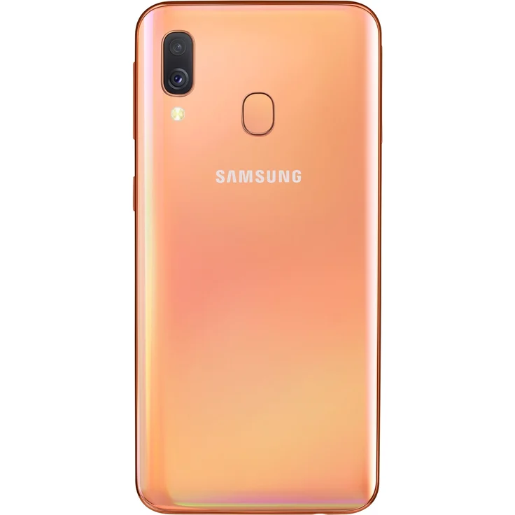 Samsung Galaxy A40 Smartphone 14,92cm (5,9 Zoll) Super AMOLED-Display, 64GB interner Speicher, 4GB RAM, Dual-SIM, Android, Coral – Bild 2