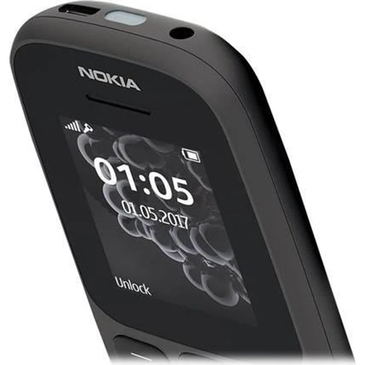 Nokia 105 Mobiltelefon (1, 8 Zoll Farbdisplay, FM Radio, 4 MB ROM, Dual-Sim) Schwarz, Version 2019 – Bild 3