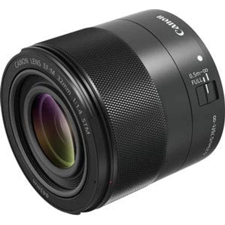 Canon Objektiv EF-M 32mm F1.4 STM für EOS M (Festbrennweite, 43mm Filtergewinde, Autofokusmotor) schwarz – Bild 1