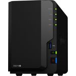 Synology DS218 + 8TB (2 x 4TB WD RED) 2 Bay Desktop-NAS-Einheit