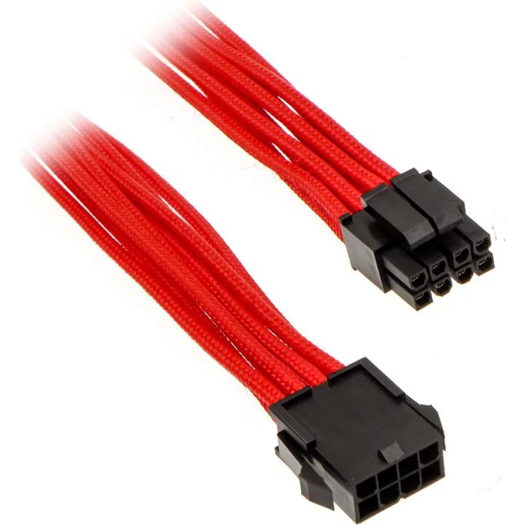 Phanteks PH-CB24P Eingebaut 0.5m ATX (24-pin) ATX (24-pin) Schwarz, Rot - Stromkabel (Männlich-weiblich, Schwarz, Rot, 0,5 m, ATX (24-pin), ATX (24-pin), Gerade)