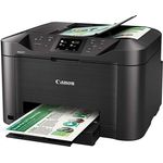 Canon MAXIFY MB5150 Farbtintenstrahl - Multifunktionsdrucker (DIN A4, 4-in-1 Scanner, Kopierer, Fax, Farbdisplay , 600 x 1200 dpi, USB, Duplexdruck, WLAN, Bluetooth) schwarz