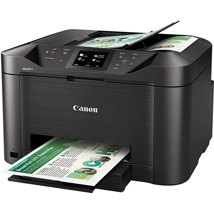 Canon MAXIFY MB5150 Farbtintenstrahl - Multifunktionsdrucker (DIN A4, 4-in-1 Scanner, Kopierer, Fax, Farbdisplay , 600 x 1200 dpi, USB, Duplexdruck, WLAN, Bluetooth) schwarz – Bild 1