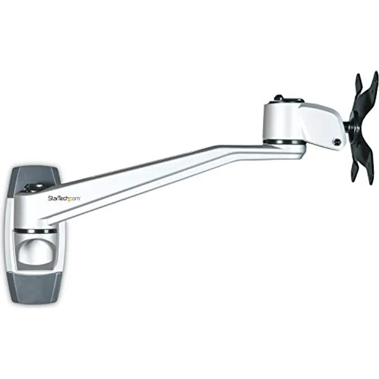 StarTech.com ARMWALLDS2 Monitorarm zur Wandmontage (26 cm langer Schwenkarm - Für bis zu 30-Zoll-VESA-Monitore)