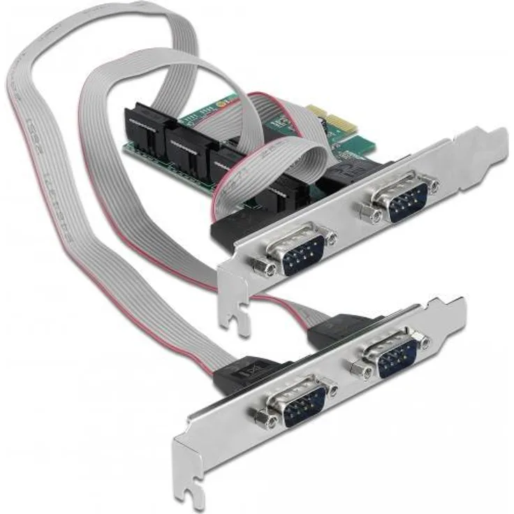 DeLock PCI Express Karte zu 4 x Seriell RS-232