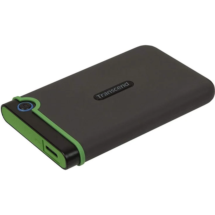 Transcend StoreJet 25M3 - Festplatte - 1 TB - extern (tragbar) - 2.5 Zoll (6.4 cm) - USB 3.1 Gen 1 - 256-Bit-AES - Iron Gray (TS1TSJ25M3S) – Bild 1