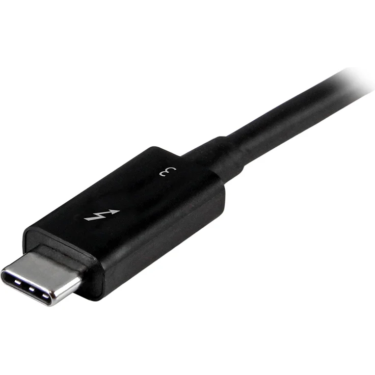 StarTech.com 0.5M THUNDERBOLT 3 CABLE StarTech.com 50cm Thunderbolt 3 (20Gbit/s) USB-C Kabel - Thunderbolt, USB und DisplayPort kompatibel (TBLT34MM50CM) – Bild 1