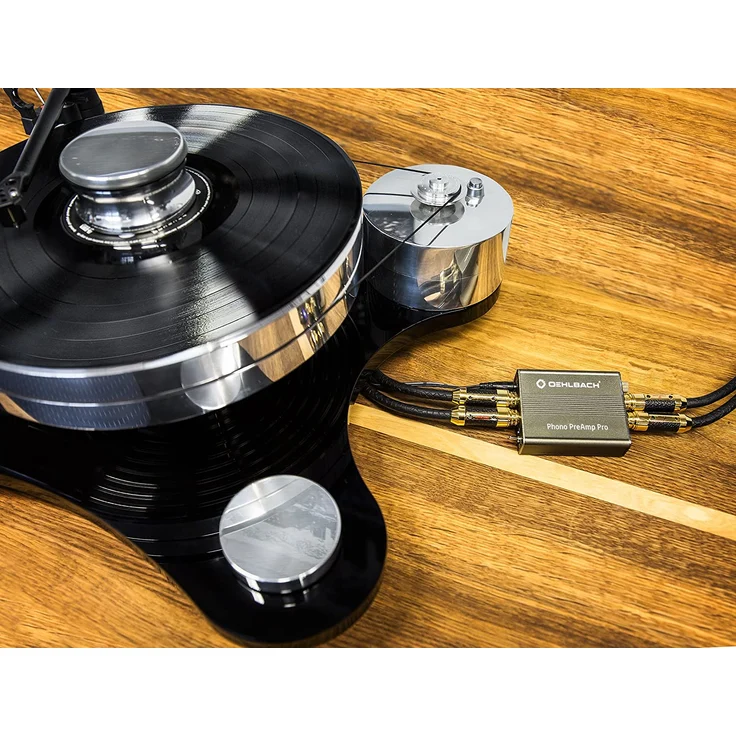 Oehlbach Phono PreAmp Pro - Phono-Vorverstärker für Plattenspieler mit MM- oder MC-Tonabnehmer, kompakt & leistungsstark - metallic braun – Bild 5