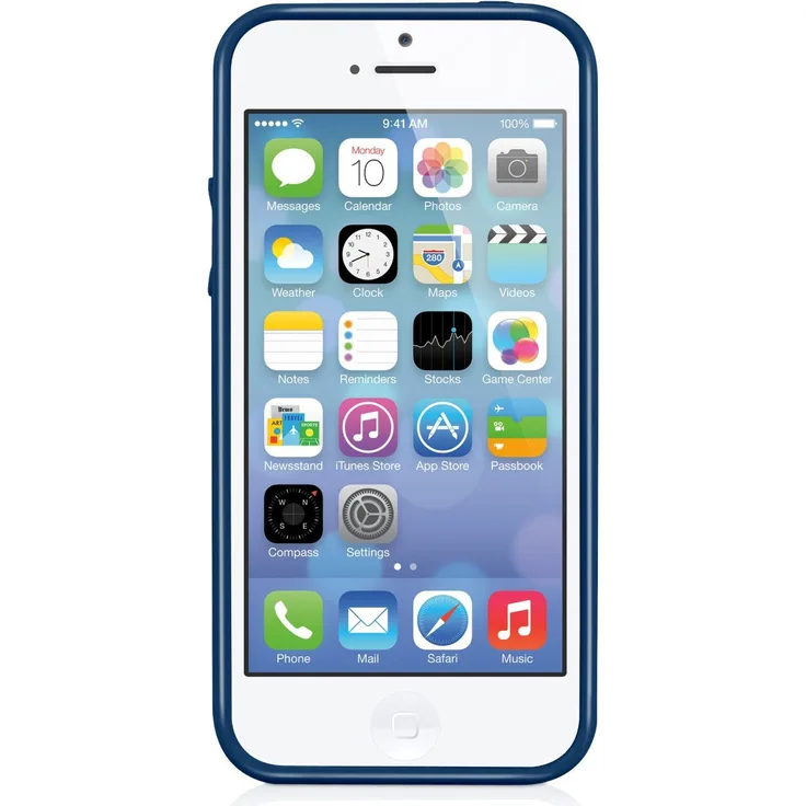 Macally FlexFit Schutzhülle für Apple iPhone 5C blau
